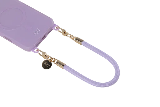 AVY Universeel Armband / Polsband Telefoonkoord Touw (32CM) Tressé Purple afbeelding 10