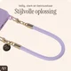 AVY Universeel Armband / Polsband Telefoonkoord Touw (32CM) Tressé Purple afbeelding 5