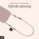 AVY Universeel Armband / Polsband Telefoonkoord Touw (32CM) Tressé Pink afbeelding 5