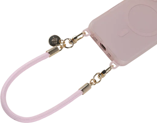 AVY Universeel Armband / Polsband Telefoonkoord Touw (32CM) Tressé Pink afbeelding 12