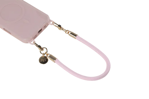 AVY Universeel Armband / Polsband Telefoonkoord Touw (32CM) Tressé Pink afbeelding 11