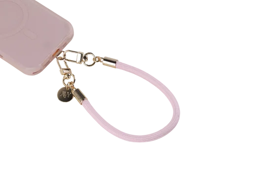 AVY Universeel Armband / Polsband Telefoonkoord Touw (32CM) Tressé Pink afbeelding 10