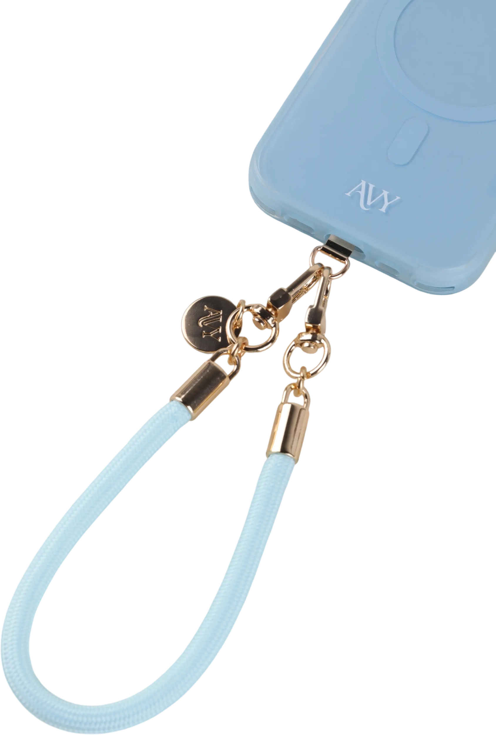 AVY Verstelbaar Crossbody Telefoonkoord / Telefoontouw (32CM) Tressé Blue afbeelding 10