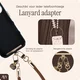 AVY Universeel Armband / Polsband Telefoonkoord Touw (32CM) Tressé Brown afbeelding 3