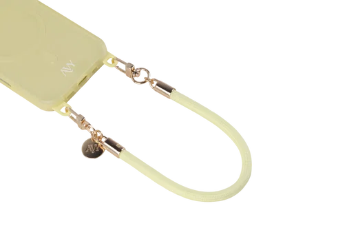 AVY Universeel Armband / Polsband Telefoonkoord Touw (32CM) Tressé Butter Yellow afbeelding 9