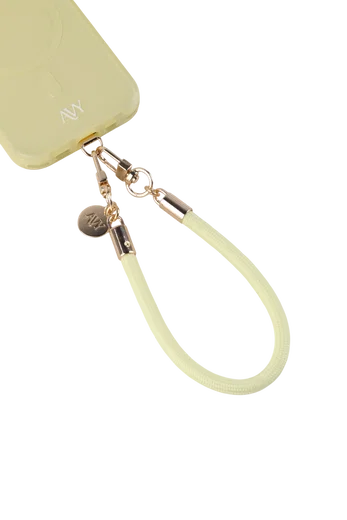 AVY Universeel Armband / Polsband Telefoonkoord Touw (32CM) Tressé Butter Yellow afbeelding 11