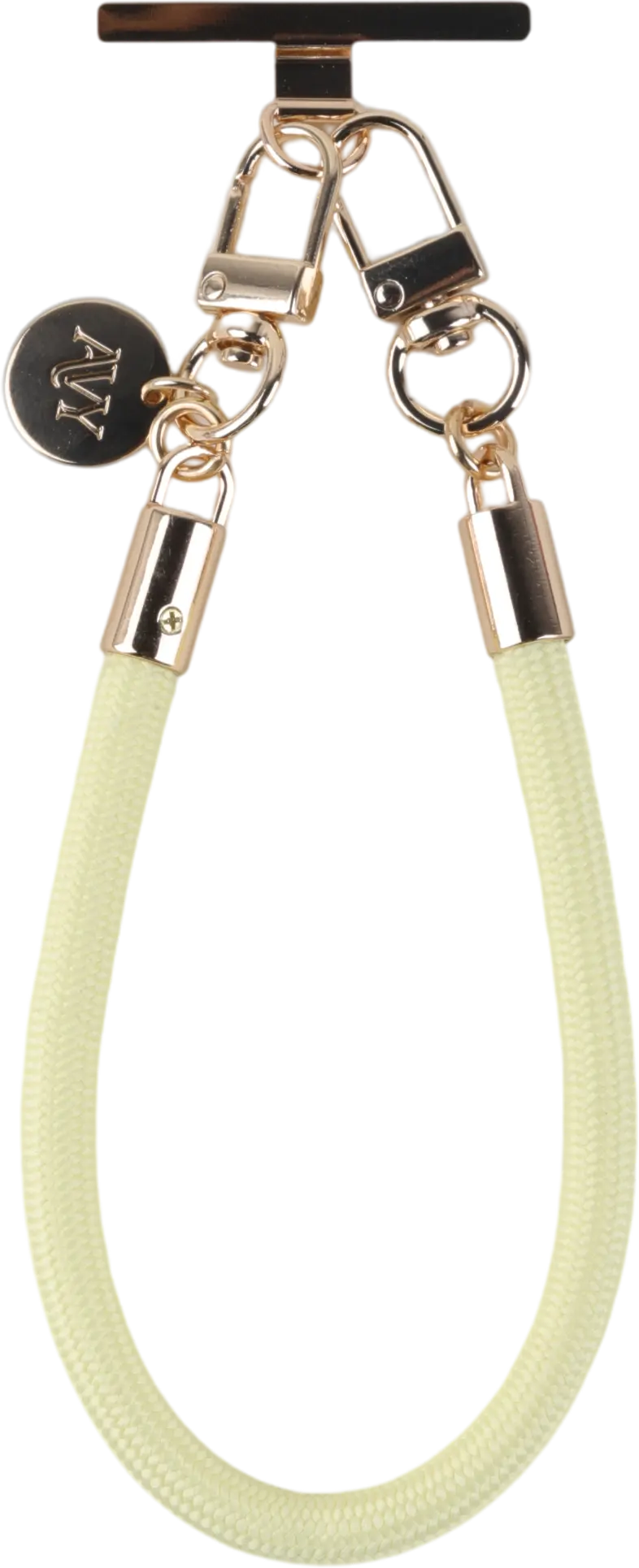 AVY Universeel Armband / Polsband Telefoonkoord Touw (32CM) Tressé Butter Yellow afbeelding 10