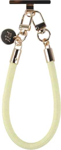 AVY Universeel Armband / Polsband Telefoonkoord Touw (32CM) Tressé Butter Yellow afbeelding 10