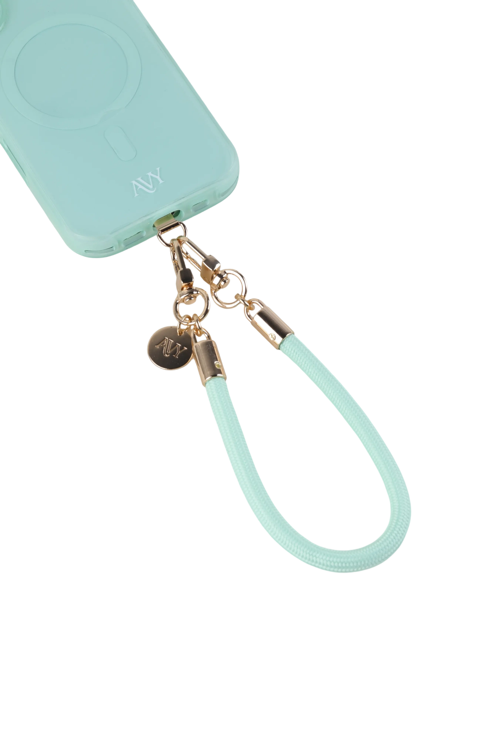 AVY Universeel Armband / Polsband Telefoonkoord Touw (32CM) Tressé Matcha afbeelding 7