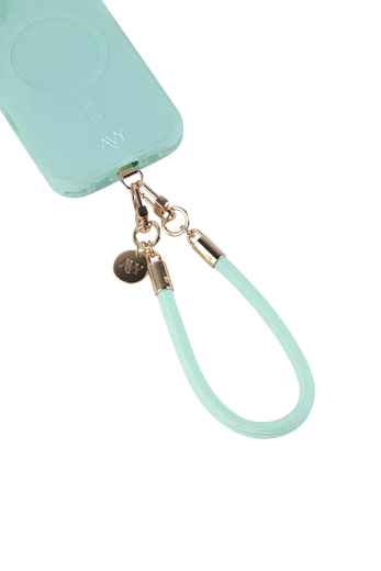 AVY Universeel Armband / Polsband Telefoonkoord Touw (32CM) Tressé Matcha afbeelding 7