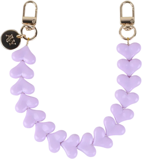 AVY Universele Hartjes Armband Polsband Telefoonkoord (30CM) Cupid Purple afbeelding 1