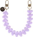 AVY Universele Hartjes Armband Polsband Telefoonkoord (30CM) Cupid Purple
