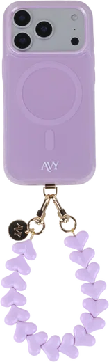AVY Universele Hartjes Armband Polsband Telefoonkoord (30CM) Cupid Purple afbeelding 10