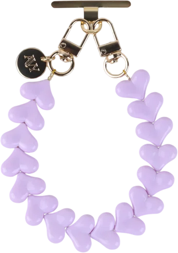 AVY Universele Hartjes Armband Polsband Telefoonkoord (30CM) Cupid Purple afbeelding 7