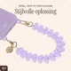 AVY Universele Hartjes Armband Polsband Telefoonkoord (30CM) Cupid Purple afbeelding 3