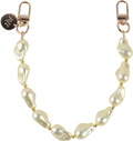 AVY Universeel Armband Polsband Parel Telefoonkoord (32CM) Yellow Pearls