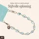 AVY Universeel Armband Polsband Parel Telefoonkoord (32CM) Matcha Pearls afbeelding 5