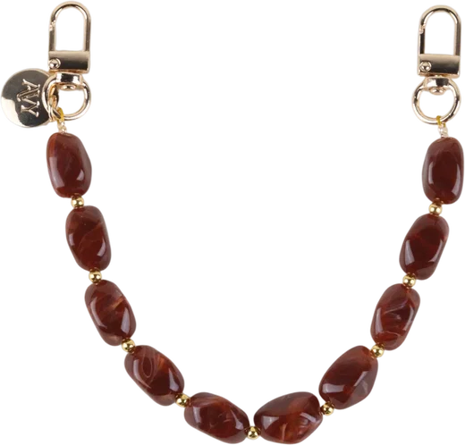 AVY Universeel Armband Polsband Stenen Telefoonkoord (32CM) Rocher Brown afbeelding 1