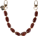 AVY Universeel Armband Polsband Stenen Telefoonkoord (32CM) Rocher Brown
