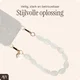 AVY Universeel Armband Polsband Stenen Telefoonkoord (32CM) Rocher Beige afbeelding 5