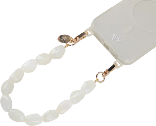 AVY Universeel Armband Polsband Stenen Telefoonkoord (32CM) Rocher Beige afbeelding 10