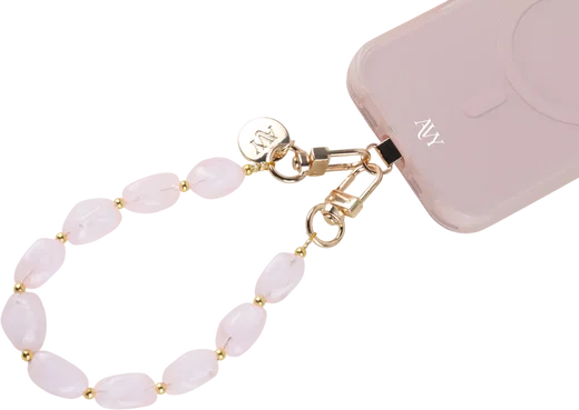AVY Universeel Armband Polsband Stenen Telefoonkoord (32CM) Rocher Pink afbeelding 11