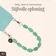 AVY Universeel Armband Polsband Stenen Telefoonkoord (32CM) Rocher Matcha afbeelding 2