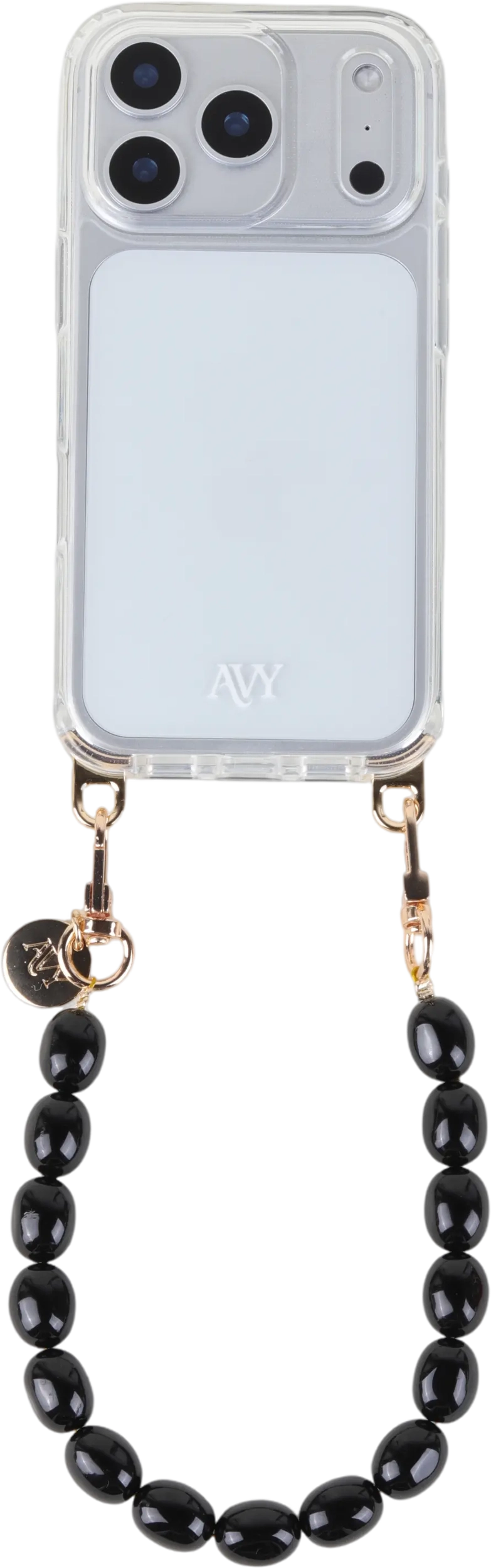 AVY Universeel Armband Polsband Kralen Telefoonkoord (32CM) Rosario Black afbeelding 10