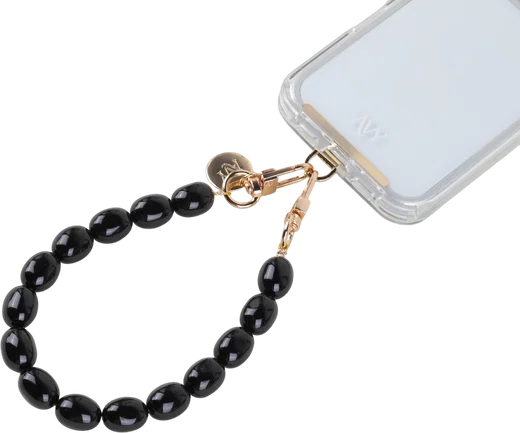 AVY Universeel Armband Polsband Kralen Telefoonkoord (32CM) Rosario Black afbeelding 12