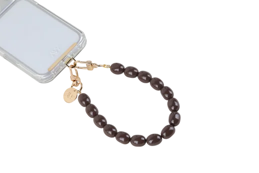 AVY Universeel Armband Polsband Kralen Telefoonkoord (32CM) Rosario Brown afbeelding 10
