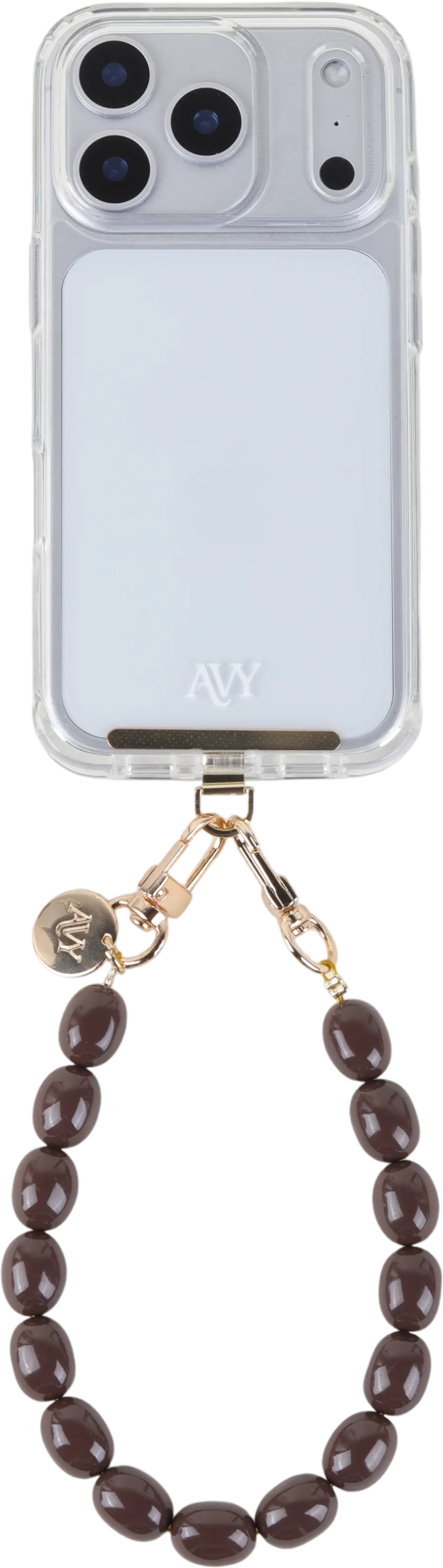 AVY Universeel Armband Polsband Kralen Telefoonkoord (32CM) Rosario Brown afbeelding 12
