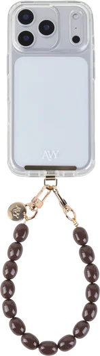 AVY Universeel Armband Polsband Kralen Telefoonkoord (32CM) Rosario Brown afbeelding 12