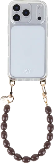 AVY Universeel Armband Polsband Kralen Telefoonkoord (32CM) Rosario Brown afbeelding 9