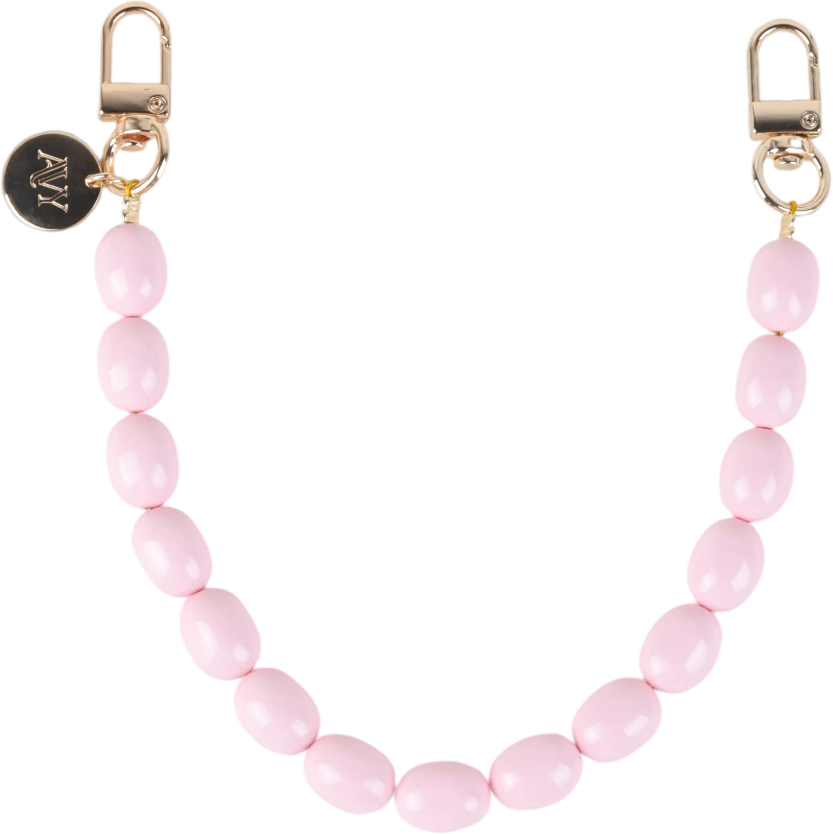 AVY Universeel Armband Polsband Kralen Telefoonkoord (32CM) Rosario Pink afbeelding 1
