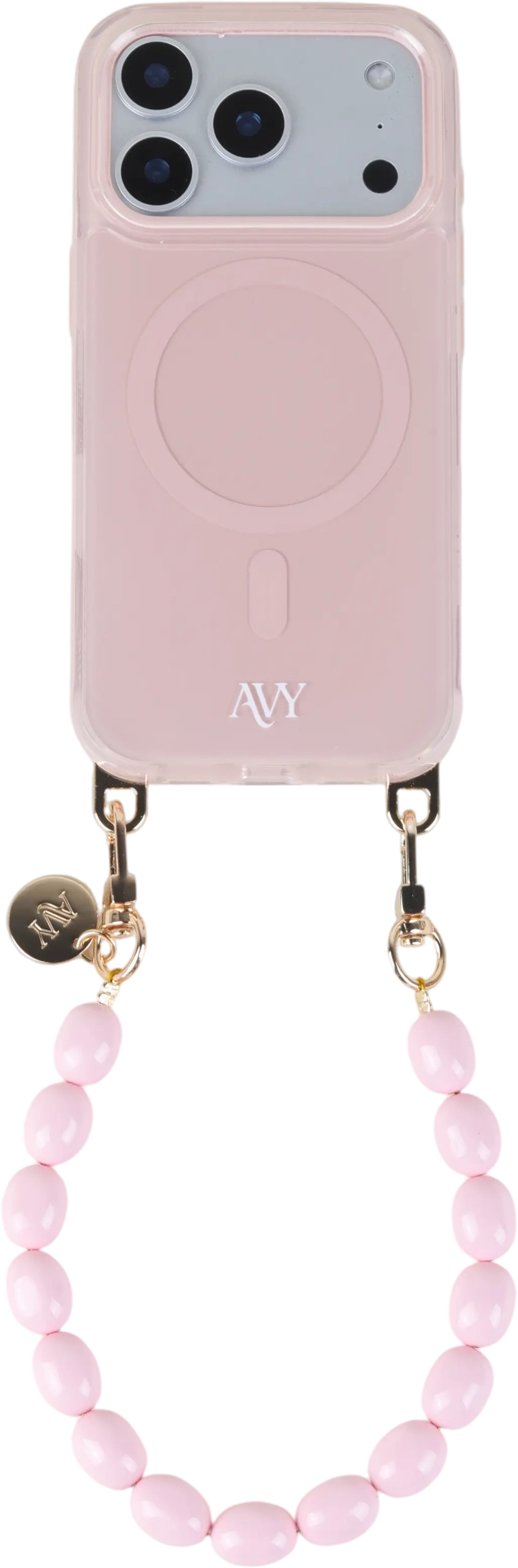 AVY Universeel Armband Polsband Kralen Telefoonkoord (32CM) Rosario Pink afbeelding 12