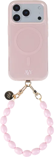 AVY Universeel Armband Polsband Kralen Telefoonkoord (32CM) Rosario Pink afbeelding 9