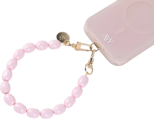 AVY Universeel Armband Polsband Kralen Telefoonkoord (32CM) Rosario Pink afbeelding 8
