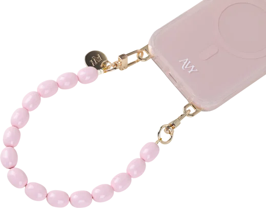 AVY Universeel Armband Polsband Kralen Telefoonkoord (32CM) Rosario Pink afbeelding 10