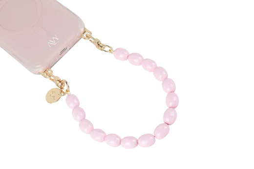 AVY Universeel Armband Polsband Kralen Telefoonkoord (32CM) Rosario Pink afbeelding 11
