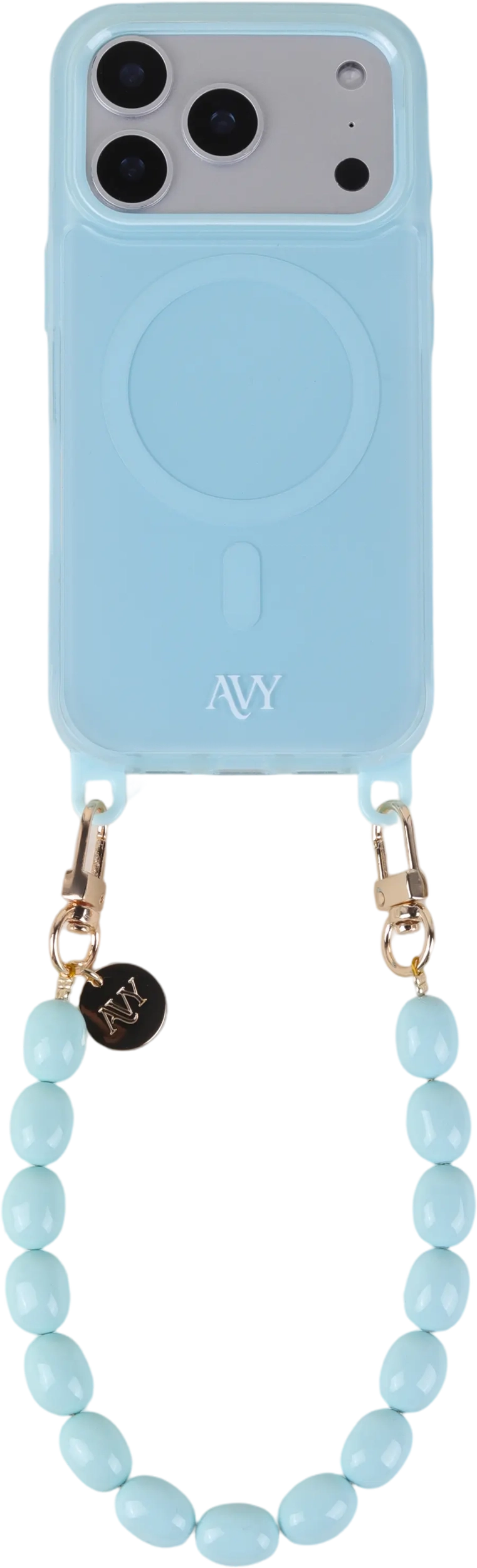 AVY Universeel Armband Polsband Kralen Telefoonkoord (32CM) Rosario Blue afbeelding 9