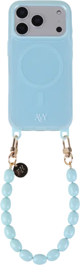 AVY Universeel Armband Polsband Kralen Telefoonkoord (32CM) Rosario Blue afbeelding 9