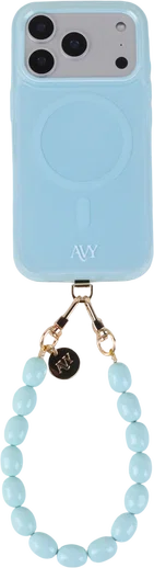 AVY Universeel Armband Polsband Kralen Telefoonkoord (32CM) Rosario Blue afbeelding 8