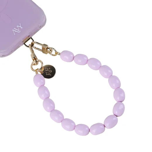 AVY Universeel Armband Polsband Kralen Telefoonkoord (32CM) Rosario Purple afbeelding 9