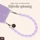 AVY Universeel Armband Polsband Kralen Telefoonkoord (32CM) Rosario Purple afbeelding 2