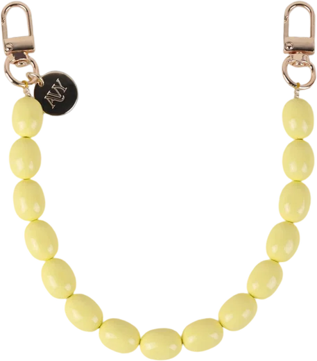 AVY Universeel Armband Polsband Kralen Telefoonkoord (32CM) Rosario Yellow afbeelding 1