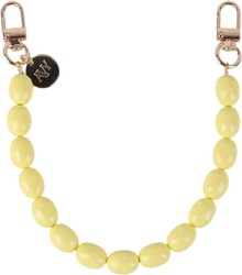 AVY Universeel Armband Polsband Kralen Telefoonkoord (32CM) Rosario Yellow afbeelding
