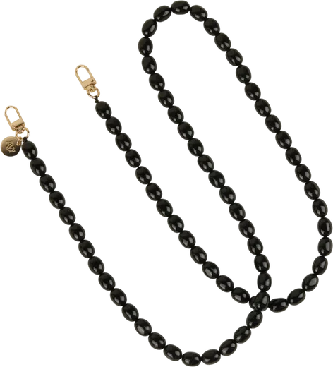 AVY Universeel Ketting Crossbody Kralen Telefoonkoord (120CM) Rosario Black afbeelding 6
