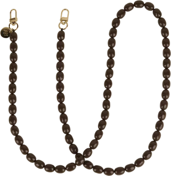 AVY Universeel Ketting Crossbody Kralen Telefoonkoord (120CM) Rosario Brown