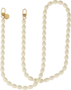 AVY Universeel Ketting Crossbody Kralen Telefoonkoord (120CM) Rosario Beige