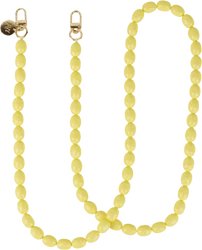 AVY Universeel Ketting Crossbody Kralen Telefoonkoord (120CM) Rosario Yellow afbeelding